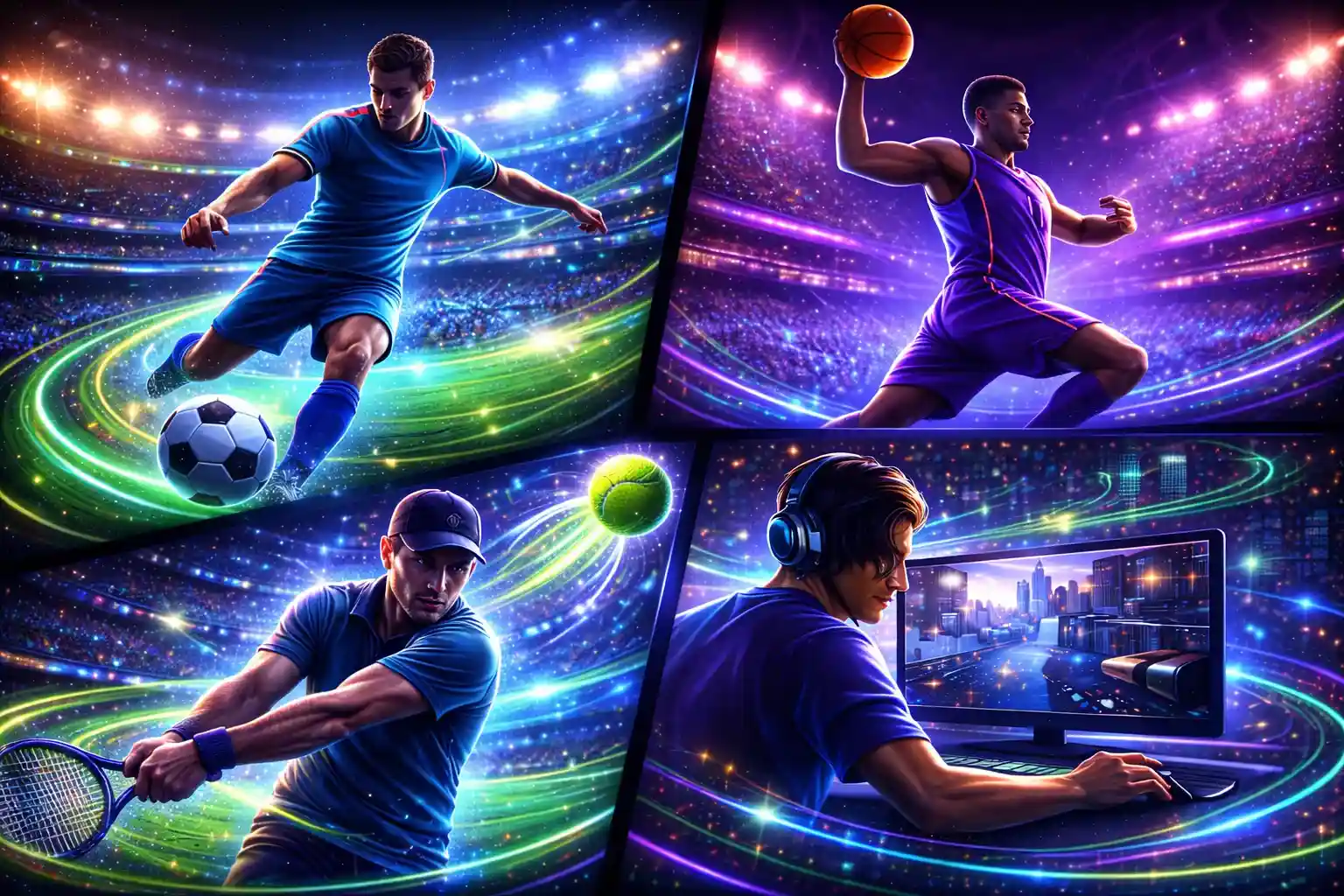 En kombinasjon av tradisjonell sport og esport gaming for moderne betting